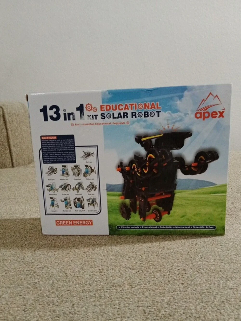 Apex 13 In 1 Kit Educational Solar Robot (new, open box)